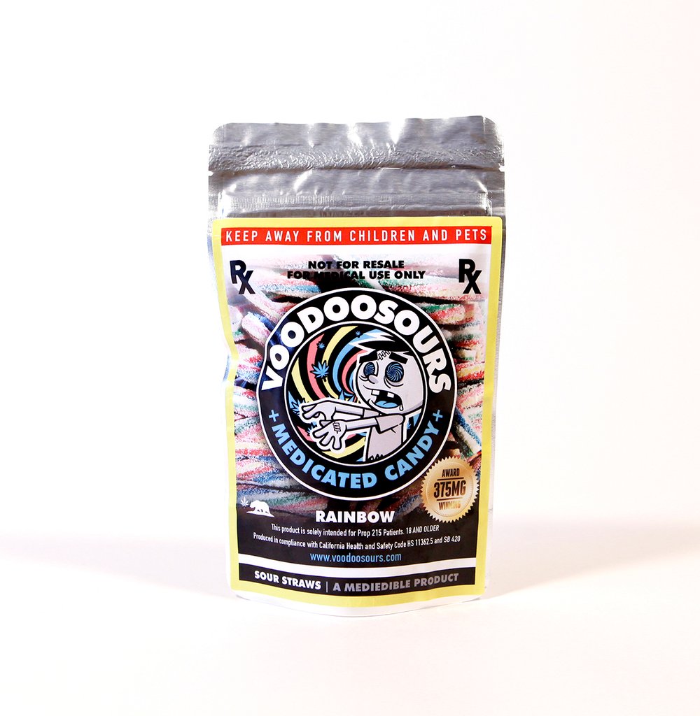 Rainbow Straws (375mg) by VOODOO SOURS