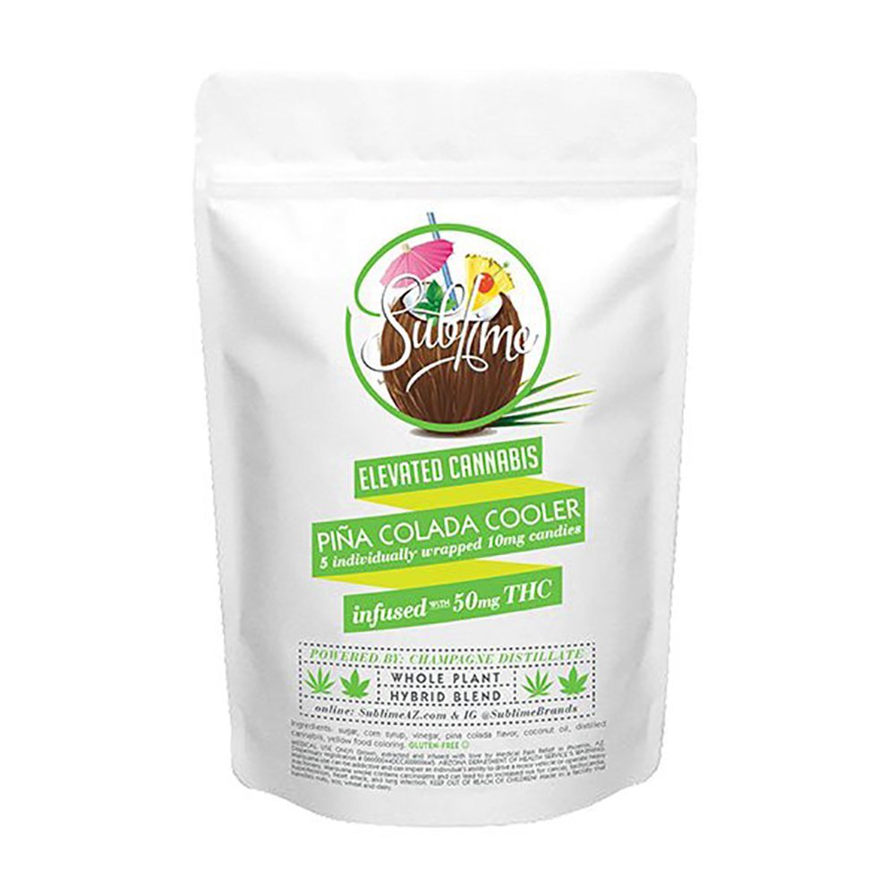 Pina Colada [10pk] (100mg) Sublime Hard Candy Jane
