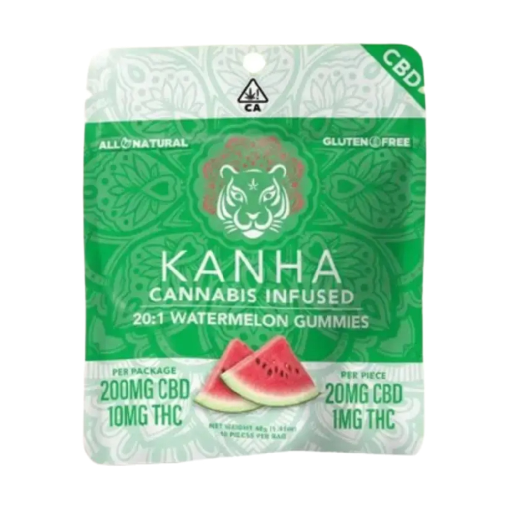 20:1 Watermelon [10pk] (200mg CBD/10mg THC)