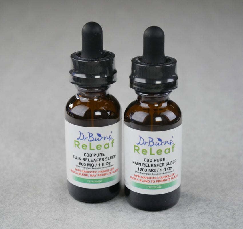 1:1 Pain ReLeafer Sleep (600mg CBD/600mg THC) by DrBurns ReLeaf