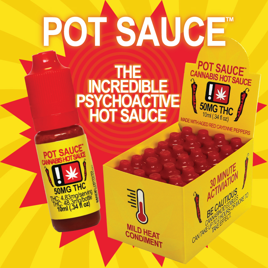 Cannabis Hot Sauce (50mg) by Pot Sauce