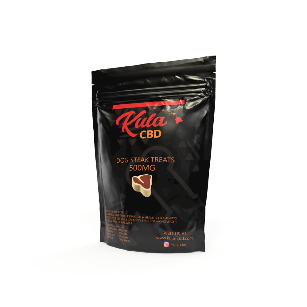 Kula CBD Steak Flavored Dog Treats (50mg) by Kula Hawaii