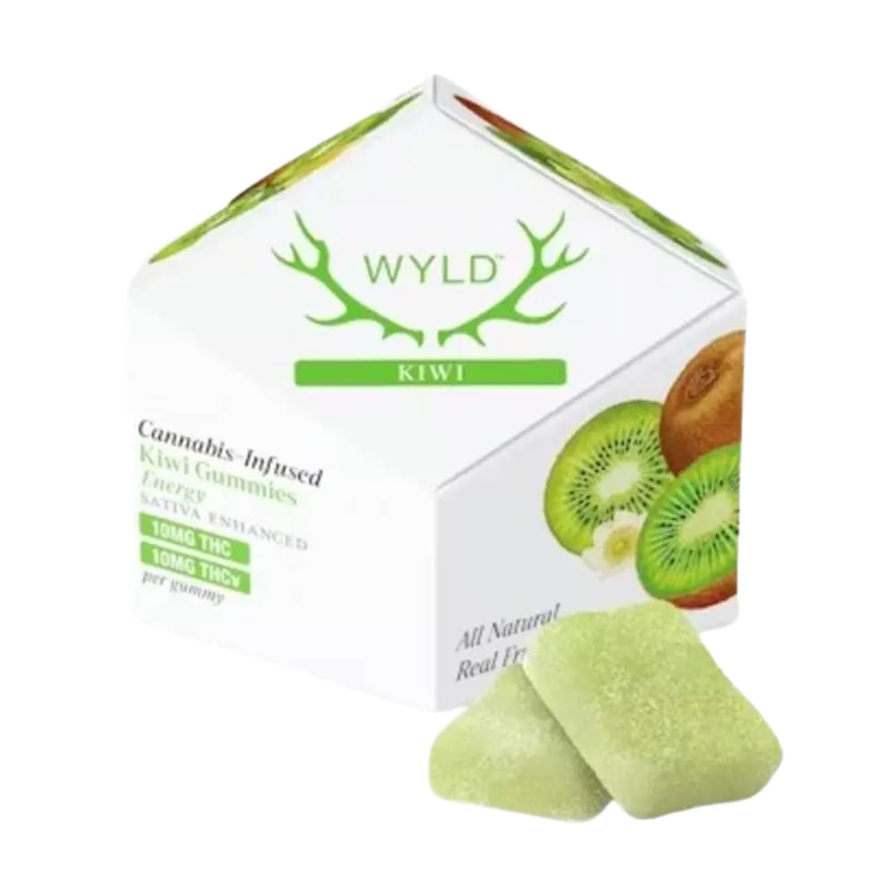 Kiwi 1:1 THCv + Sativa Enhanced Gummies | 100mg