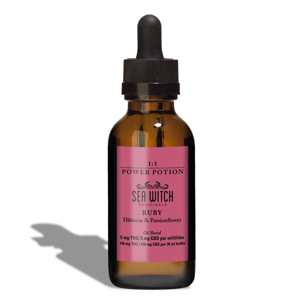 1:1 Ruby (75mg CBD/75mg THC) by Sea Witch