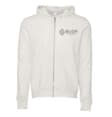Zip-Up White Hoodie 2XL