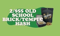Promotional image for 2/$55 Old School Hash Temple/Brick Hash