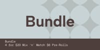 Promotional image for 4 for $20 Mix 'n' Match 1g Pre-Rolls