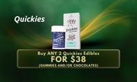 Promotional image for 2 Quickies/Sanctuary Edibles for $38