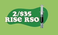 Promotional image for 2/$35 Rise Rso