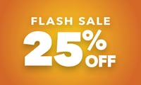 Promotional image for Flash Sale 25% Off Promotional image for Flash Sale 25% Off