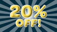 Promotional image for 20% off Flower!
