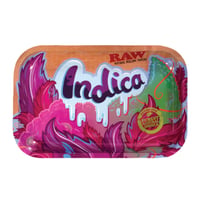 Indica Metal Rolling Tray - Small Indica Metal Rolling Tray - Small