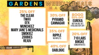Promotional image for 25% Off The Clear, EFX, & Twax
