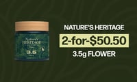 Promotional image for 2-for-$50.50 Nature's Heritage 3.5g