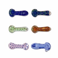 4" Glass Handpipe Abstract Designs