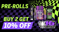 Promotional image for Buy 2 Pre-Rolls get 10% Off