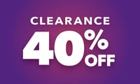 Promotional image for Clearance 40% Off Promotional image for Clearance 40% Off