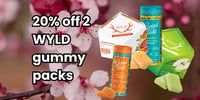 Promotional image for WYLD Bundle Buy 2 Get 20% OFF