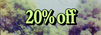 Promotional image for 20% OFF