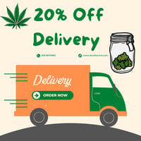 Promotional image for 20% Off Delivery ($100 minimum)