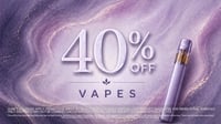 Promotional image for 40% Off Select Vapes