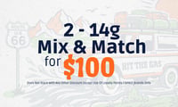 Promotional image for BUY-2-14G-FOR-$100