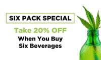 Promotional image for Take 20% OFF Six Drinks