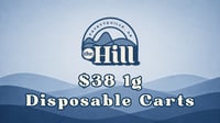 Promotional image for $38 1g Disposable Carts