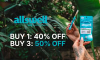 Promotional image for ALLSWELL VAPES - 50% OFF WHEN YOU BUY 3+ Promotional image for ALLSWELL VAPES - 50% OFF WHEN YOU BUY 3+