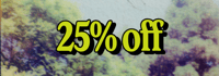 Promotional image for 25% OFF