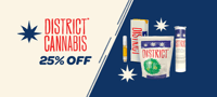 Promotional image for 25% Off District Cannabis