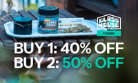 Promotional image for GLASS HOUSE FLOWER - 50% OFF Promotional image for GLASS HOUSE FLOWER - 50% OFF