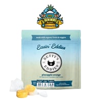 Easin’ Eddies Pineapple Orange [10pk] (100mg THC/50mg CBG/25mg CBDV) Stress Relief Fruit Chews