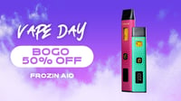 Promotional image for Vape Day Frozin - BOGO 50% OFF