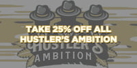 Promotional image for Take 25% OFF Hustler's Ambition