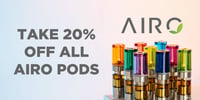 Promotional image for Take 20% OFF All Airo Vapes