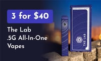 Promotional image for 3 for $40: The Lab 0.5g All-In-Ones