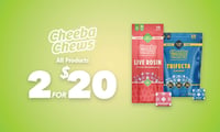 Promotional image for Cheeba Chews 2 for $20