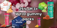 Promotional image for WYLD Bundle Buy 3 or more Get 25% OFF