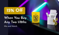 Promotional image for 15% Off 2 1/8s Promotional image for 15% Off 2 1/8s
