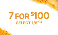 Promotional image for Eighths 7 for $100 Promotional image for Eighths 7 for $100