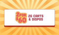 Promotional image for Henderson Deal Days - Cartridges & Disposables (2g) 2 for $60
