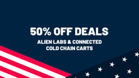 Promotional image for 50% off Cold Chain - July Sales Event
