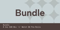Promotional image for 8 for $48 Mix 'n' Match 1g Pre-Rolls