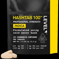 HASHTAB 100 Indica [10pk] (1000mg)