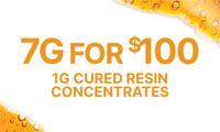 Promotional image for Cured Resin Concentrates (1g) 7 for $100 Promotional image for Cured Resin Concentrates (1g) 7 for $100