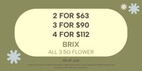 Promotional image for BRIX Eighths | 4 for $112