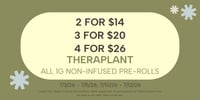 Promotional image for Theraplant 1g PRs | 2 for $14