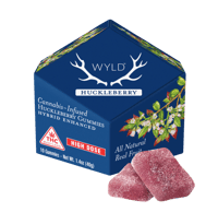 *HIGH DOSE* Huckleberry Hybrid Enhanced Gummies | 400mg | MD Only
