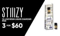 Promotional image for 3 FOR $60 STIIIZY LRLD PODS - BULK Promotional image for 3 FOR $60 STIIIZY LRLD PODS - BULK